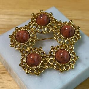 Vintage Sarah Coventry Brooch 1970s #97 Signed